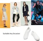 Women's Slip on Shoes Canvas Sneakers Loafers Non Slip Shoes Low Top Casual Shoes - Image 2
