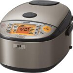 Zojirushi NP-HCC10XH Induction Heating System Rice Cooker and Warmer, 5.5-Cup, Stainless Dark Gray