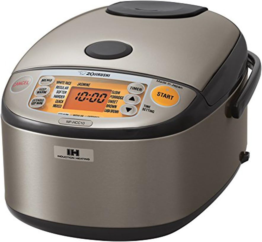 Zojirushi-NP-HCC10XH-Induction-Heating-System-Rice-Cooker-and-Warmer-55-Cup.jpg Zojirushi NP-HCC10XH Induction Heating System Rice Cooker and Warmer, 5.5-Cup, Stainless Dark Gray - Image 1