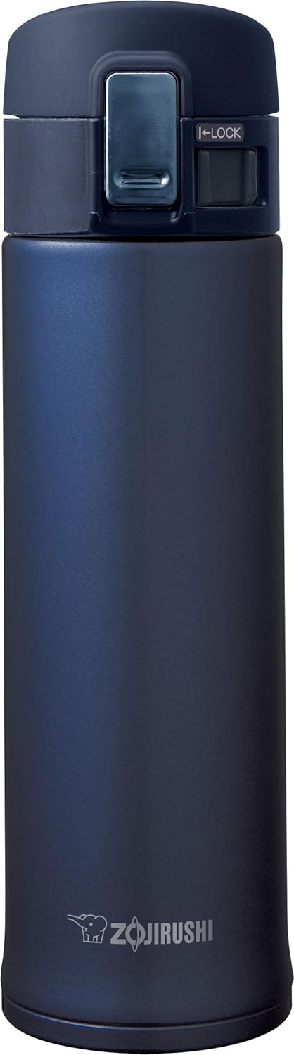Zojirushi-Stainless-Steel-Mug-16oz-Smoky-Blue.jpg Zojirushi Stainless Steel Mug, 16oz, Smoky Blue - Image 1