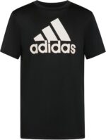 adidas Boys Short Sleeve Aeroready Performance Logo Tee T-Shirt