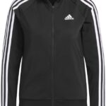 adidas Women's Essentials Warm-Up Slim 3-Stripes Track Jacket