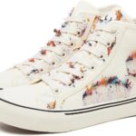 yageyan Womens High Top Canvas Sneakers Lace up Fashion Shoes for Women Casual Classic
