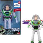 ​Mattel Disney and Pixar Toy Story 5 Flight Mode Hi-TechBuzz Lightyear | Movable Wing Activation, 12-inch Toy Figure, 35+ Sounds & Movie Phrases